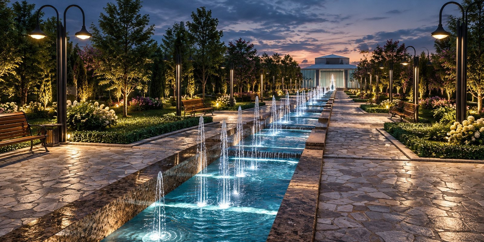 Chechnya Waterfall Park — 1